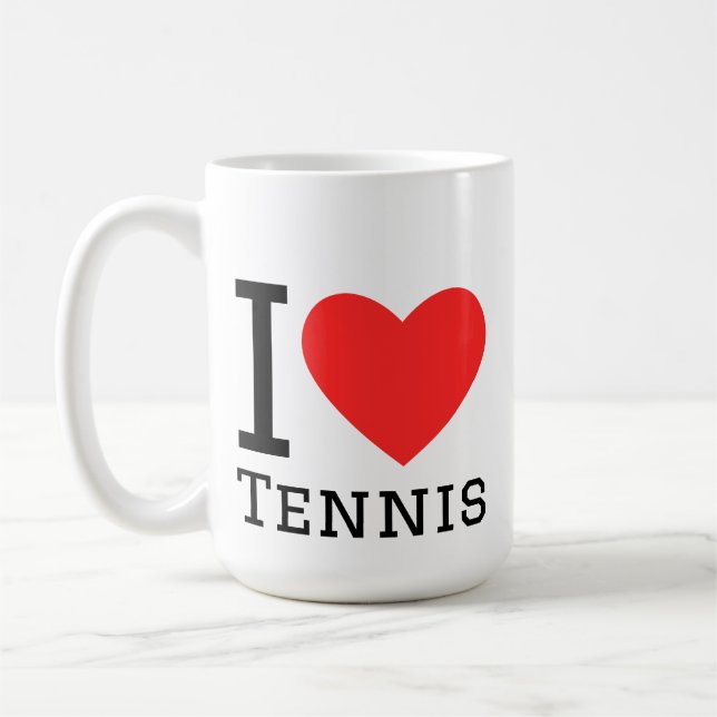 Taza De Café Amo el tenis (Izquierda)