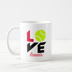 Taza De Café Amo el tenis