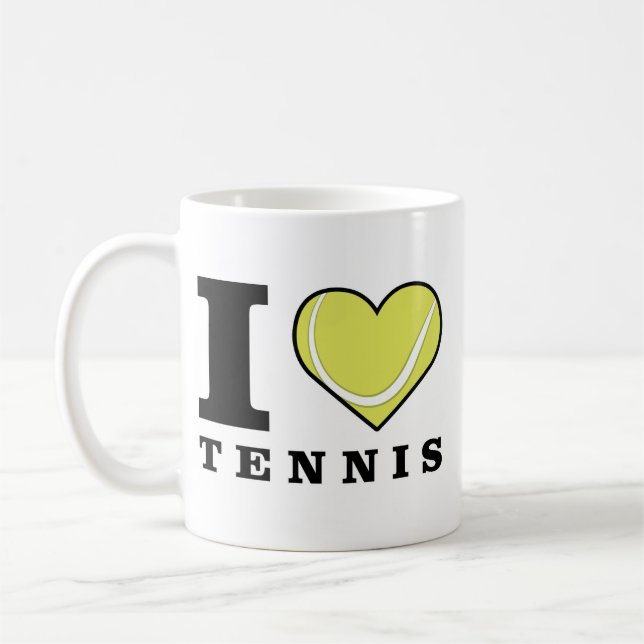Taza De Café Amo el tenis (Izquierda)