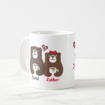 Amo el tiempo del café con mi peluca del oso de mi