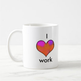 Taza De Café Amo el trabajo