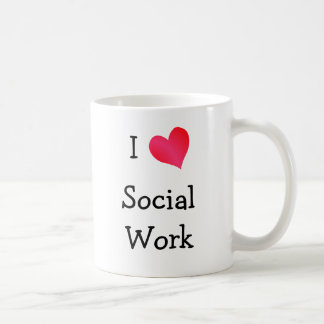 Taza De Café Amo El Trabajo Social