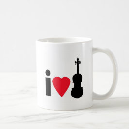 Taza De Café Amo el violín