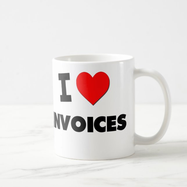 Taza De Café Amo facturas (Derecha)