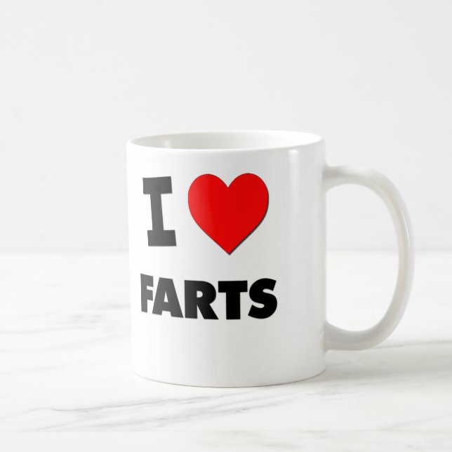 Taza De Café Amo Farts (Derecha)
