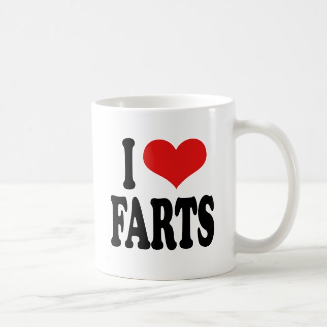 Taza De Café Amo Farts (Derecha)
