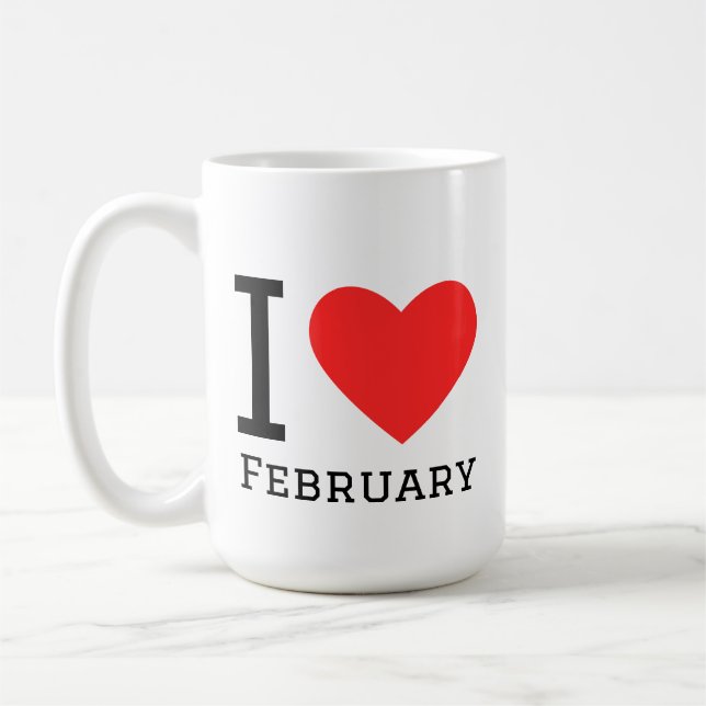 Taza De Café Amo febrero (Izquierda)