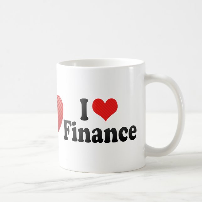 Taza De Café Amo finanzas (Derecha)