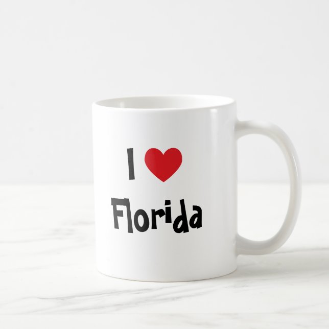 Taza De Café Amo Florida (Derecha)