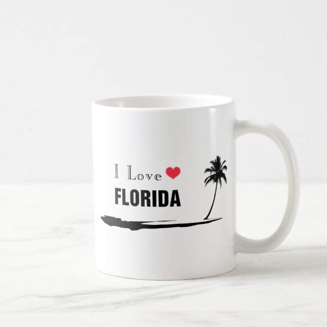 Taza De Café Amo Florida (Derecha)