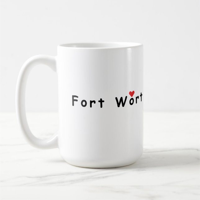 Taza De Café Amo Fort Worth (Izquierda)