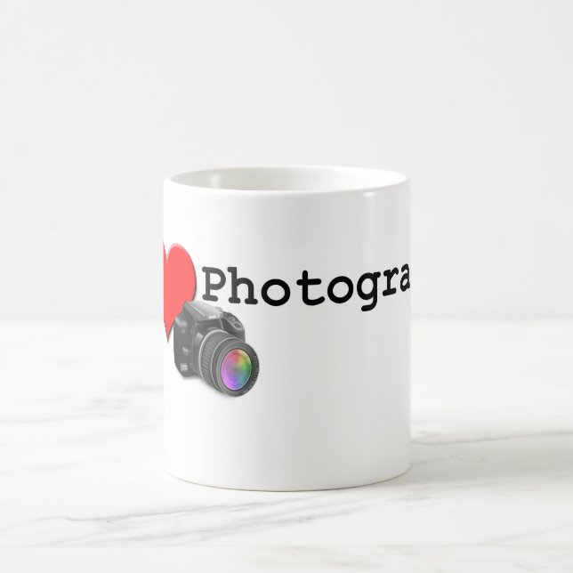 Taza De Café Amo fotografía (Centro)
