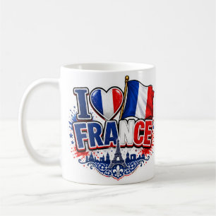 Taza De Café Amo FRANCIA Equipo Francia 2026 Gallo Fútbol 