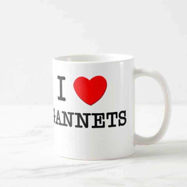 Taza De Café Amo Gannets (Derecha)