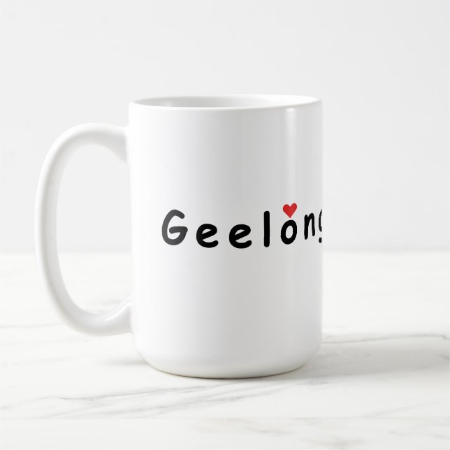 Taza De Café Amo Geelong Australia (Izquierda)