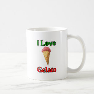 Taza De Café Amo Gelato (el helado italiano)