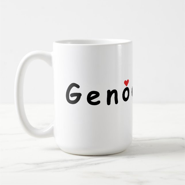 Taza De Café Amo Génova (Izquierda)