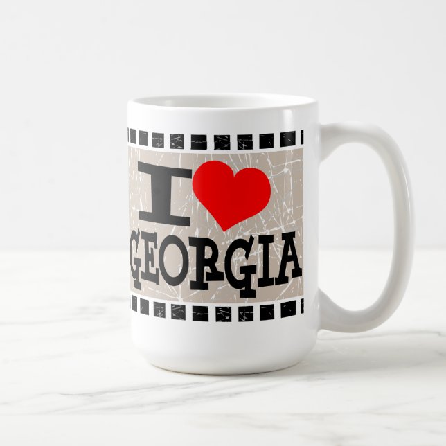 Taza De Café Amo Georgia - Mugs (Derecha)