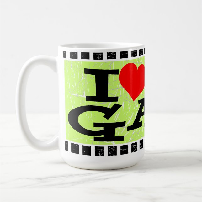 Taza De Café Amo Georgia - Mugs (Izquierda)