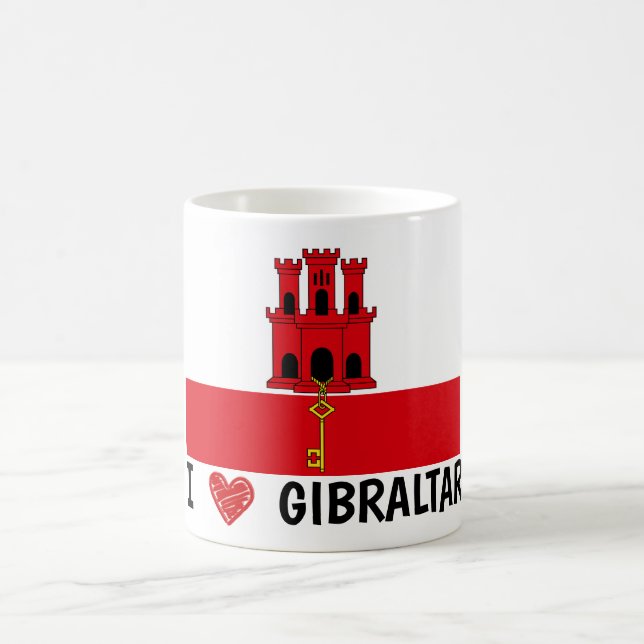 Taza De Café Amo Gibraltar (Centro)