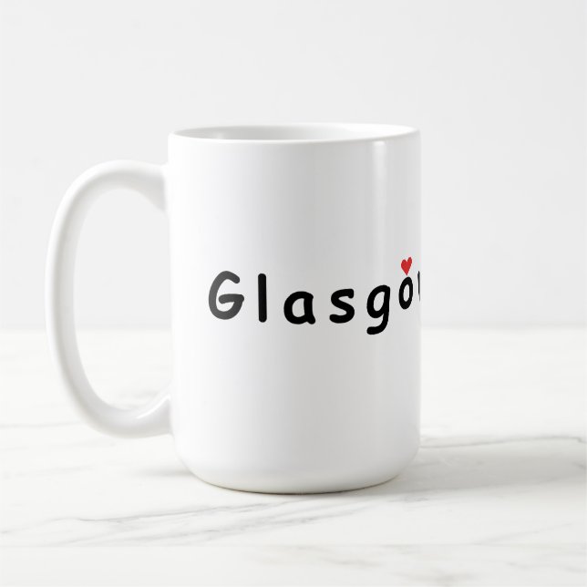 Taza De Café Amo Glasgow (Izquierda)