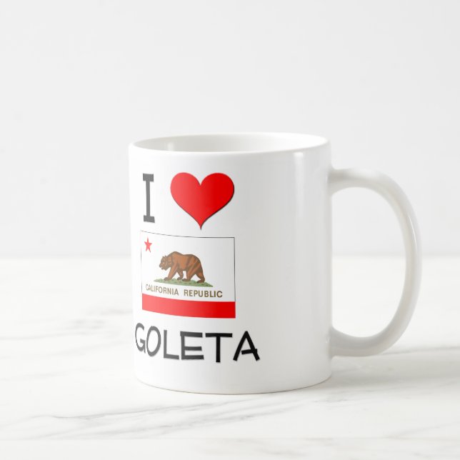 Taza De Café Amo GOLETA California (Derecha)