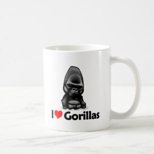 Taza De Café Amo gorilas