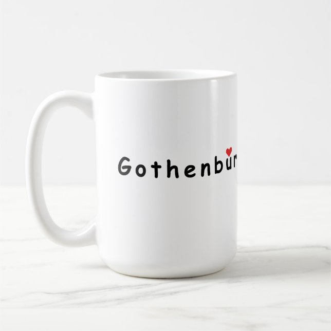 Taza De Café Amo Gotemburgo (Izquierda)