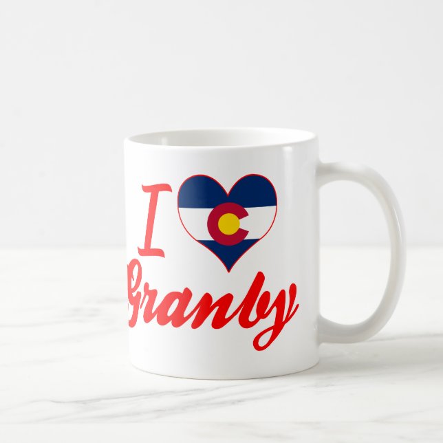 Taza De Café Amo Granby, Colorado (Derecha)