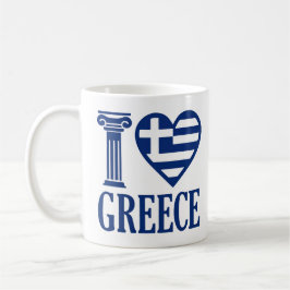 Taza De Café Amo Grecia
