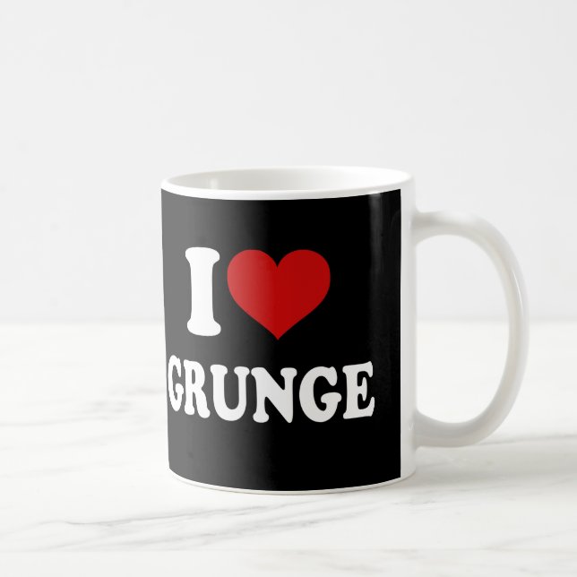 Taza De Café Amo Grunge (Derecha)