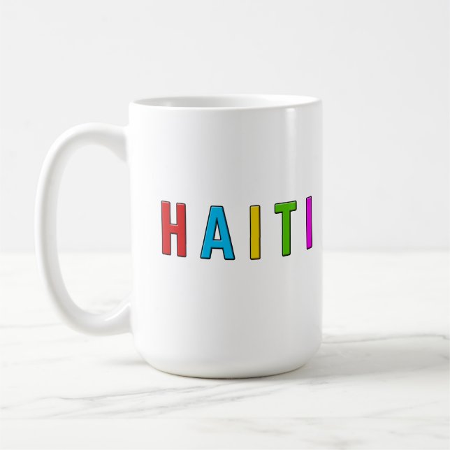 Taza De Café Amo Haití (Izquierda)
