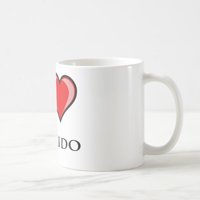 Taza De Café Amo Hapkido (Derecha)