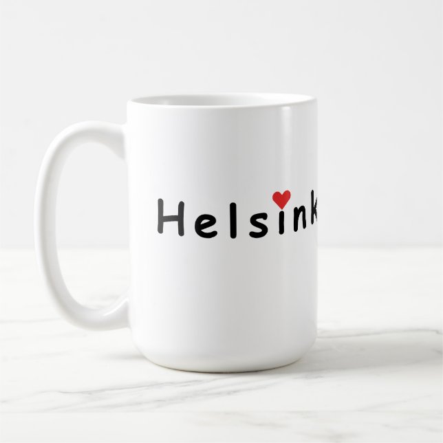 Taza De Café Amo Helsinki (Izquierda)