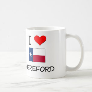 Taza De Café Amo Hereford Tejas