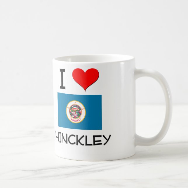 Taza De Café Amo Hinckley Minnesota (Derecha)