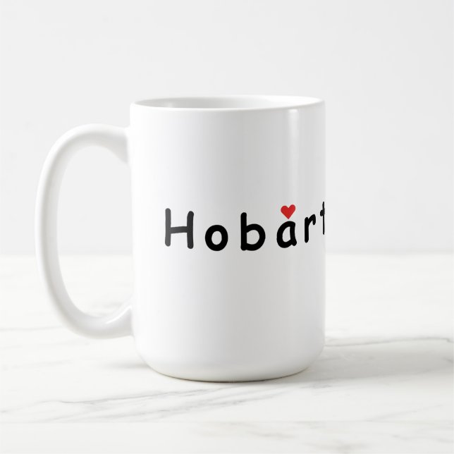 Taza De Café Amo Hobart (Izquierda)