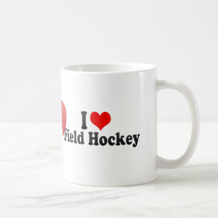 Taza De Café Amo hockey hierba