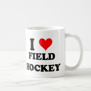 Taza De Café Amo hockey hierba