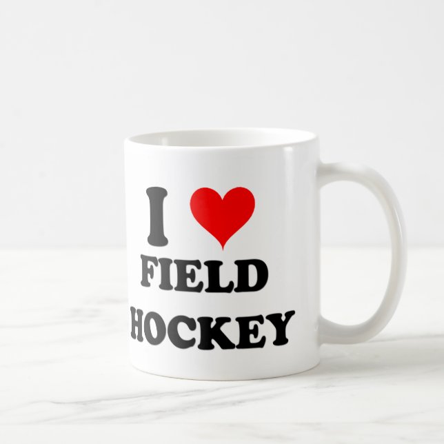 Taza De Café Amo hockey hierba (Derecha)