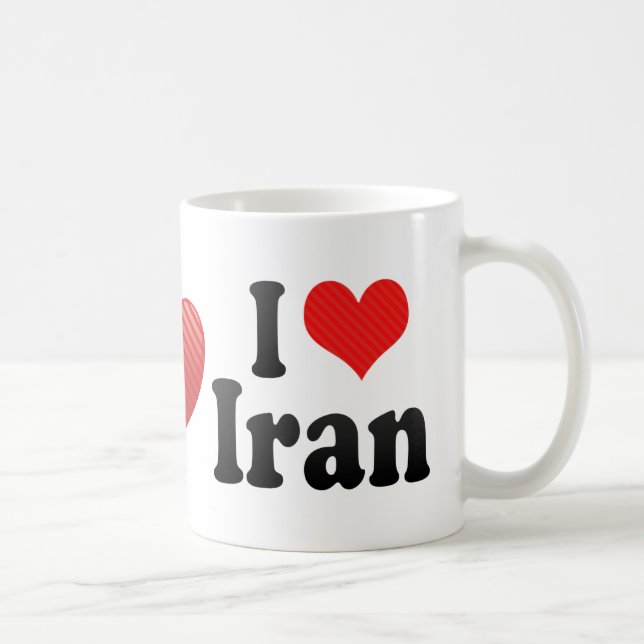 Taza De Café Amo Irán (Derecha)