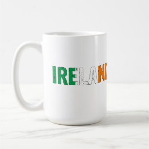Taza De Café Amo Irlanda irlandesa