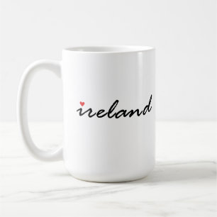 Taza De Café Amo Irlanda irlandesa