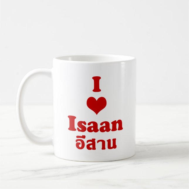 Taza De Café Amo Isaan + Tailandia