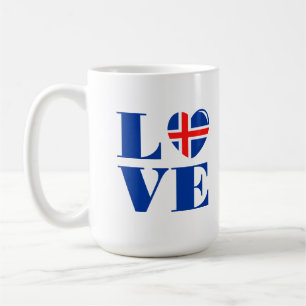 Taza De Café Amo Islandia