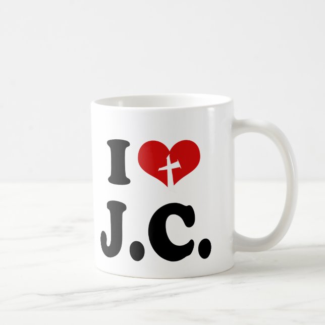 Taza De Café Amo Jesucristo (Derecha)