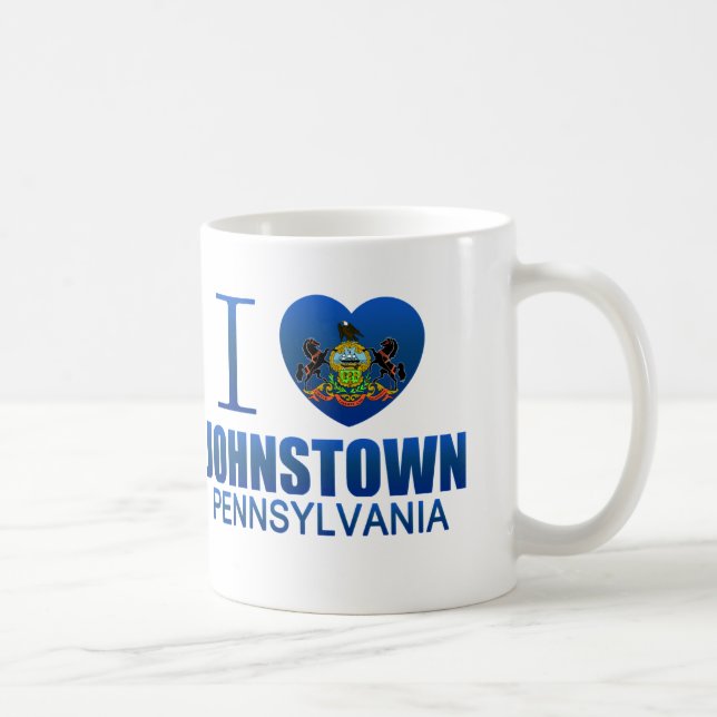 Taza De Café Amo Johnstown, PA (Derecha)