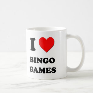 Taza De Café Amo juegos del bingo