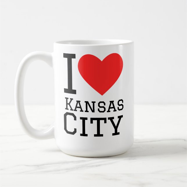 Taza De Café Amo Kansas City  (Izquierda)