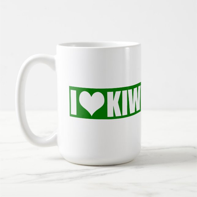 Taza De Café Amo kiwi (Izquierda)